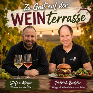 Auf der Terrasse: Stefan Meyer, Pfalz