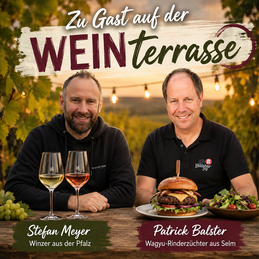 Auf der Terrasse: Stefan Meyer, Pfalz